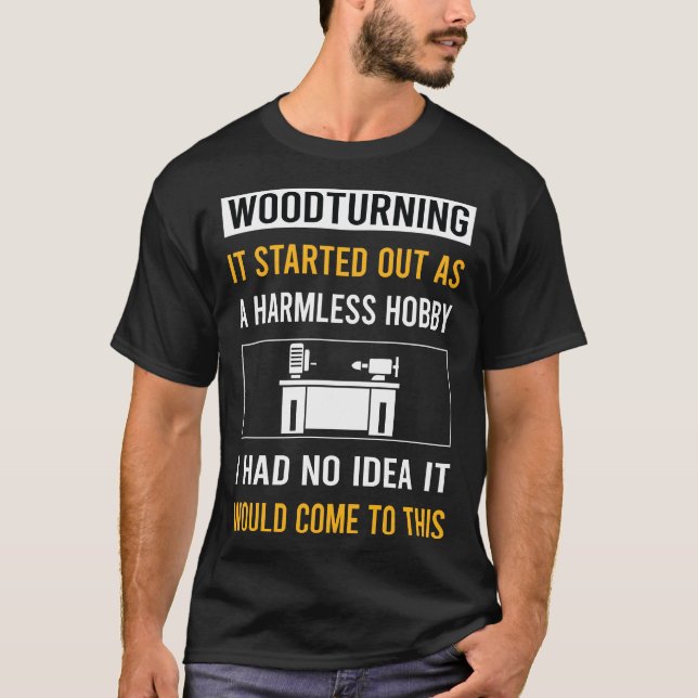 Woodturn Woodturn Wendedrehscheibe T-Shirt (Vorderseite)