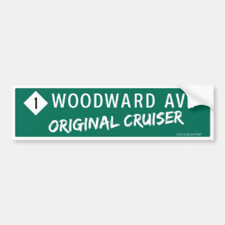 Woodward Allee "ursprünglicher Kreuzer " Autoaufkleber