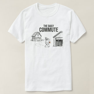 Woodworker Daily Commute Coffee – Funny Carpenter  T-Shirt