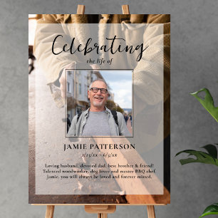 Woodworker, Life Celebration Beerdigung Foto Poster