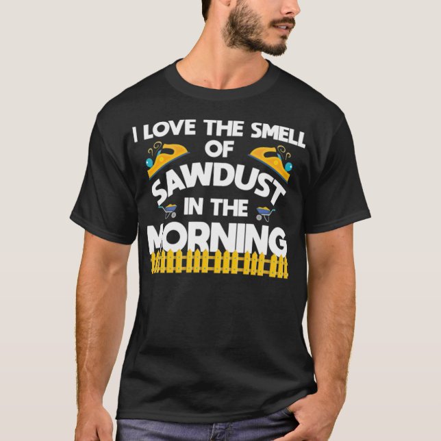 Woodworker Sawstaub Funny Bekleidungsjungen Platz  T-Shirt (Vorderseite)