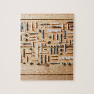 Woodworking Jigsaw Puzzle IAssorted Woodwork Tools