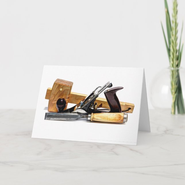 Woodworking Karte (Vorderseite)