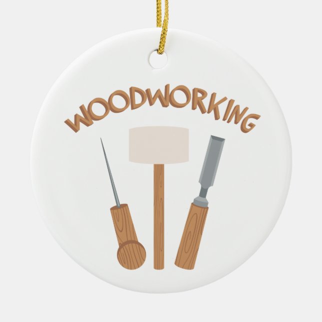 Woodworking Keramik Ornament (Vorne)