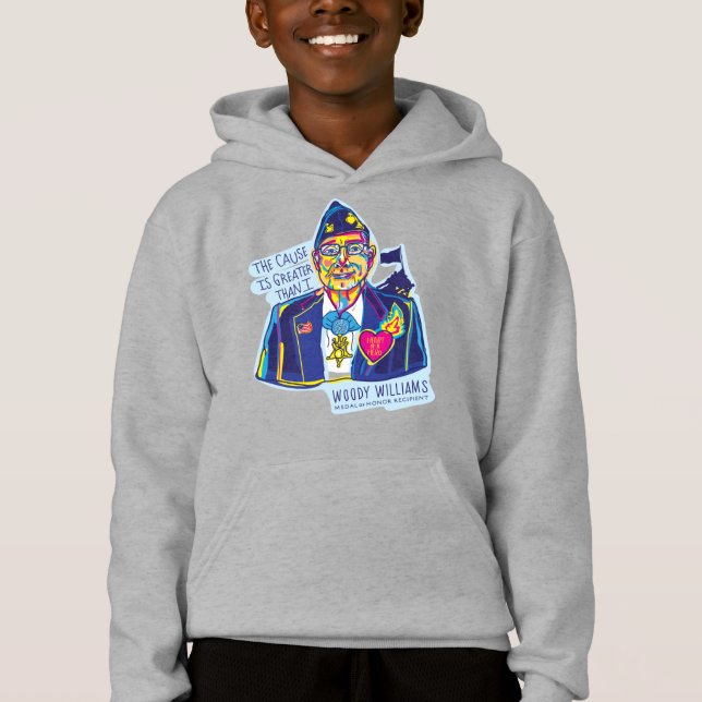 Woody Illustration - die Ursache ist größer als ic Hoodie (Vorderseite)