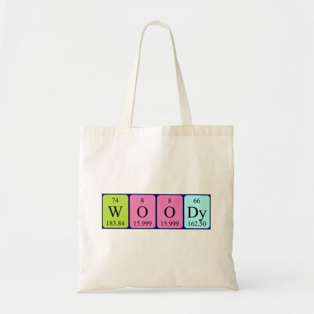 Woody-Periodenbezeichnung Totbeutel Tragetasche (Vorne)