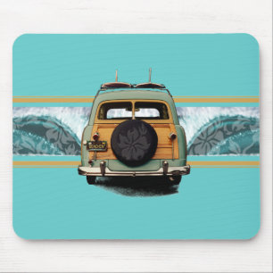 Woody Wave Aqua-Mausepad Mousepad