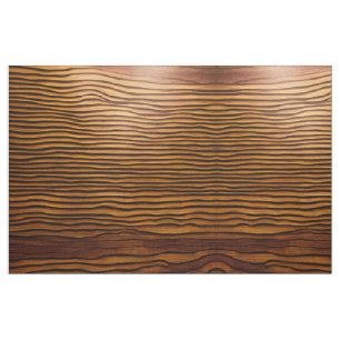 Woody Waves of Wonder - Elegant Wood Grain Modern Stoff