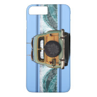 Woody-Wellen-hawaiische Brandungs-Illustration