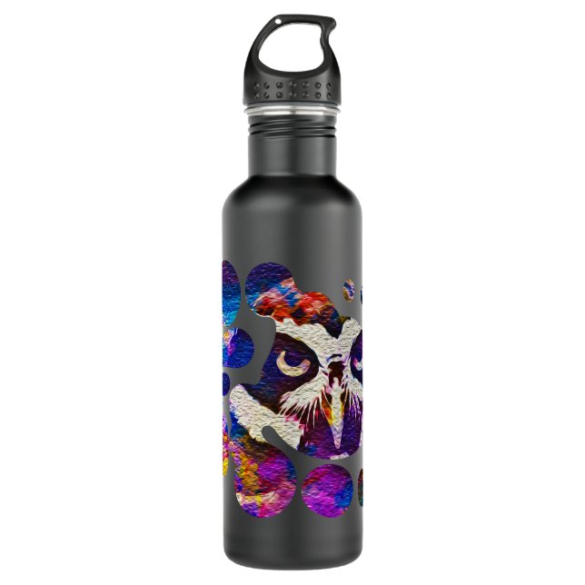 "Woody Whoo" Wasserflasche Edelstahlflasche (Vorderseite)