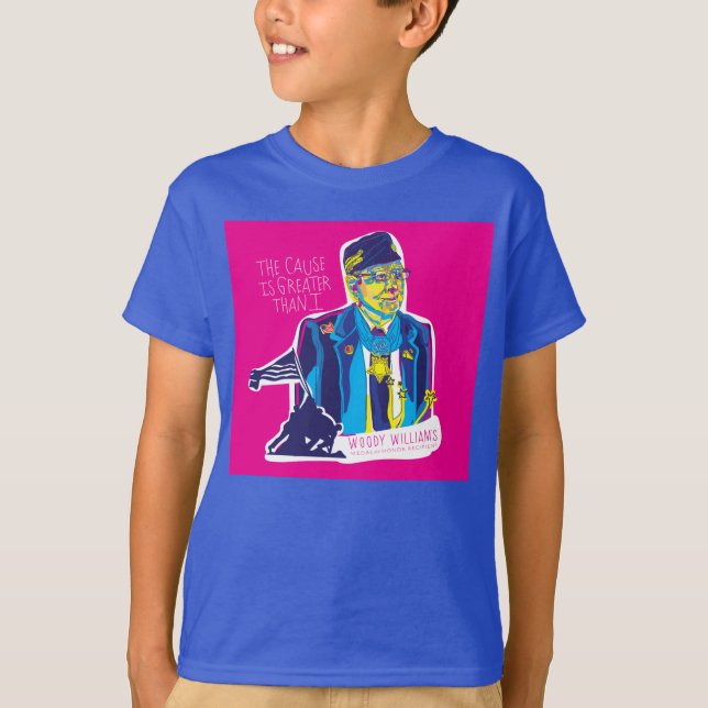 Woody Williams Illustration - Die Ursache ist größ T-Shirt (Vorderseite)