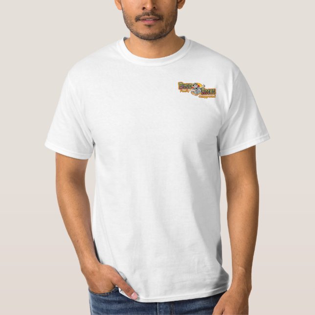 Woodys Tankstelle T-Shirt (Vorderseite)