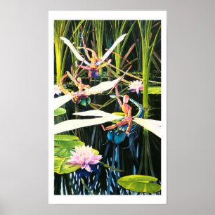 "Woody's Wild Ride" Whimsical Watercolor Poster