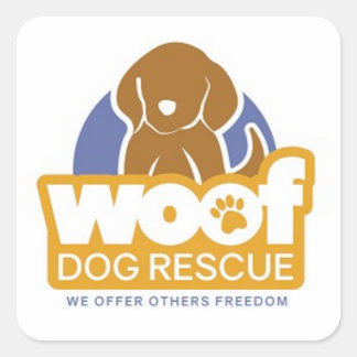 WOOF Chien Secourt Stickers pour le plaisir!