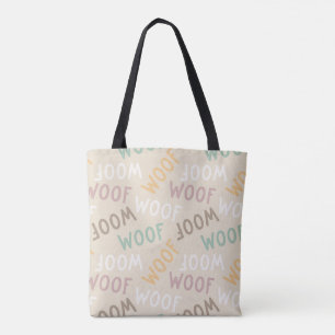 Woof Dog Lover Tote Bag - Niedliches Haustier Gesc Tasche
