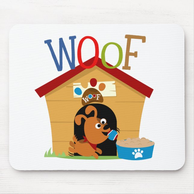 Woof Dog Mousepad (Vorne)