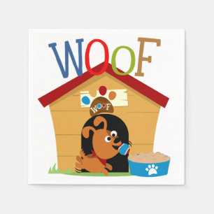 Woof Dog Serviette