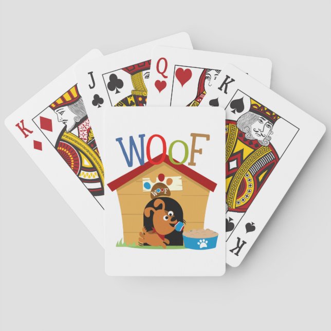 Woof Dog Spielkarten (Rückseite)
