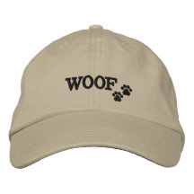 WOOF - Drucken mit besticktem Hut