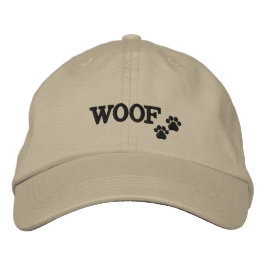 WOOF - Drucken mit besticktem Hut