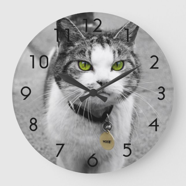 Woof Große Wanduhr (Vorderseite)