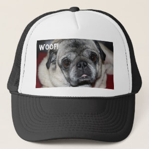 Woof, Mops Hat Truckerkappe