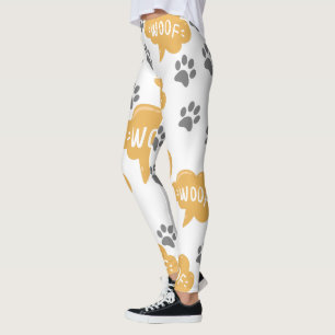 Woof & Paws - Niedlicher Hund Lover Leggings