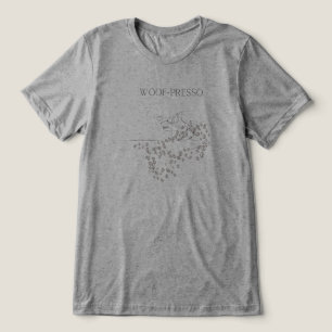 Woof-presso Hunde-Liebhaber T-Shirt Tri-Blend Shirt