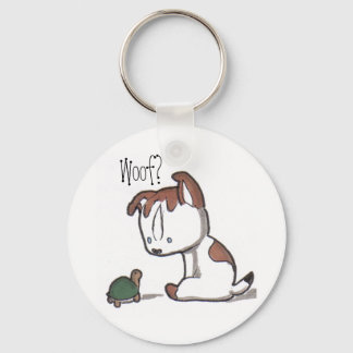 Woof? Welpe Schlüsselanhänger! Schlüsselanhänger