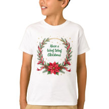 Woof Woof Weihnachts-Shirt - Anpassbarer Text 