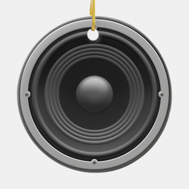 Woofer Keramik Ornament (Hinten)