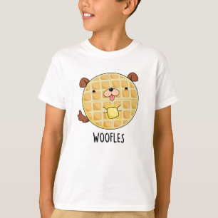 Woofles Funny Doggy Waffle Pub T-Shirt