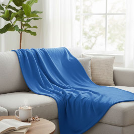 Wool blanket in blue, warm blue wool blanket fleecedecke
