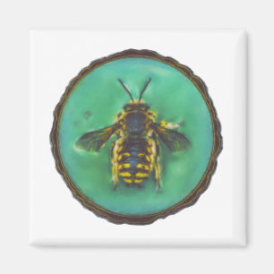 Wool Carder Bee Magnet