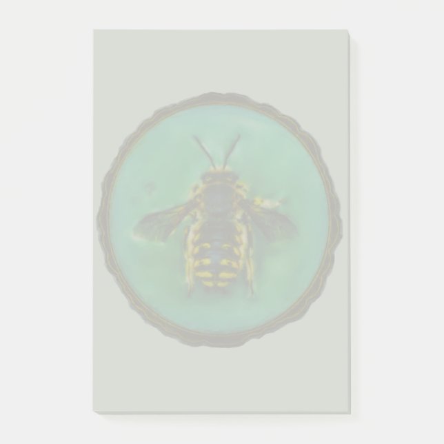 Wool Carder Bee Post-it Klebezettel (Vorderseite)
