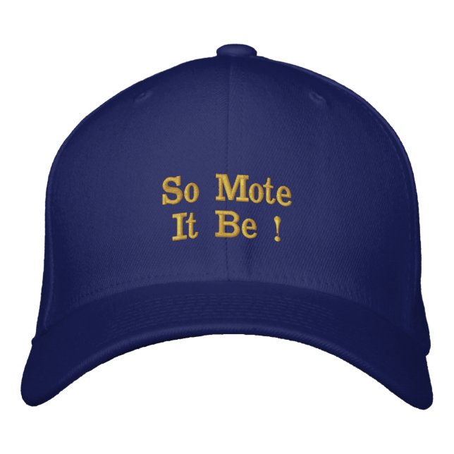 Wool Hat Bestickte Baseballkappe (Vorderseite)