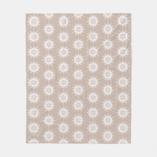 Wool Mandala Fleecedecke (Vorderseite)