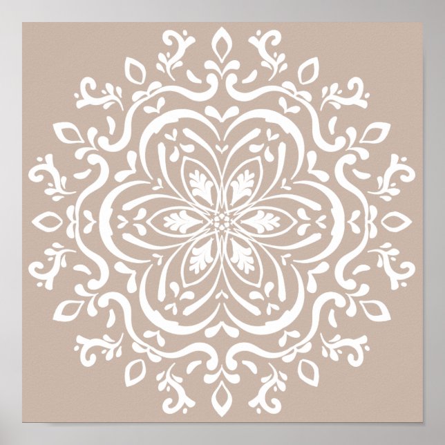 Wool Mandala Poster (Vorne)