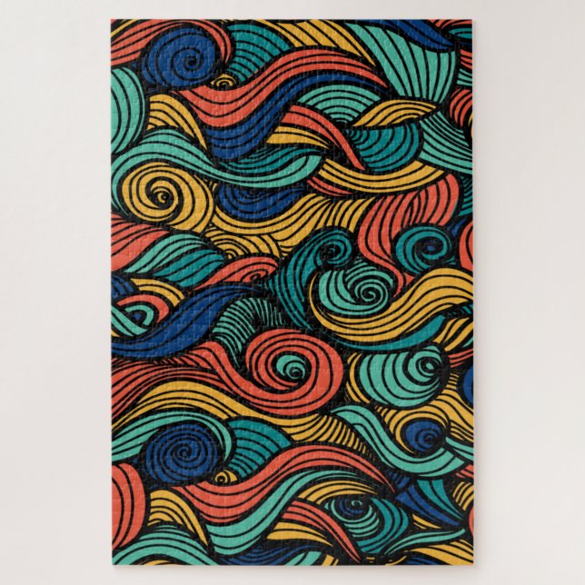 Wool Topped paisley (Vertikal)