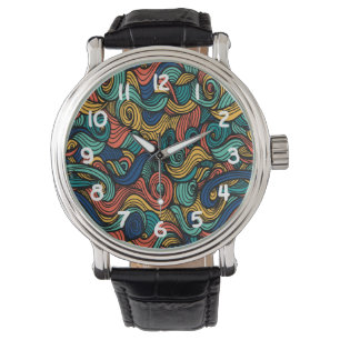 Wool Topped paisley Armbanduhr