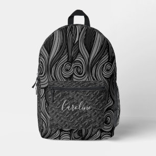 Wool Topped paisley Bedruckter Rucksack