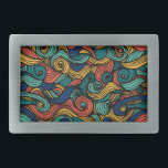 Wool Topped paisley Rechteckige Gürtelschnalle<br><div class="desc">Ein lebhaftes und auffälliges Muster mit einem bunten Paisley-Muster, das den Eindruck vermittelt, aus zahlreichen Wollfäden gewebt zu werden. Die Farbpalette besteht aus vier verschiedenen und lebhaften Farben. Insgesamt ist dieses Design eine reizvolle Kombination von Farben und Mustern, die ein lebendiges und spielerisches Ambiente ausstrahlt und gleichzeitig ein Gefühl von...</div>
