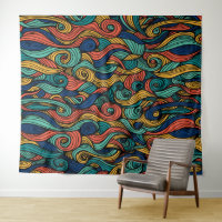 Wool Topped paisley