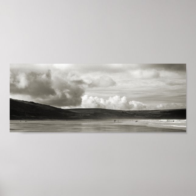 Woolacombe beach, Devon, UK Poster (Vorne)