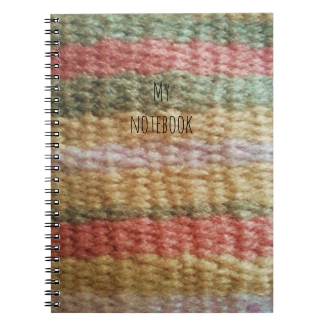 "Woolen"-Notebook Notizblock (Vorderseite)