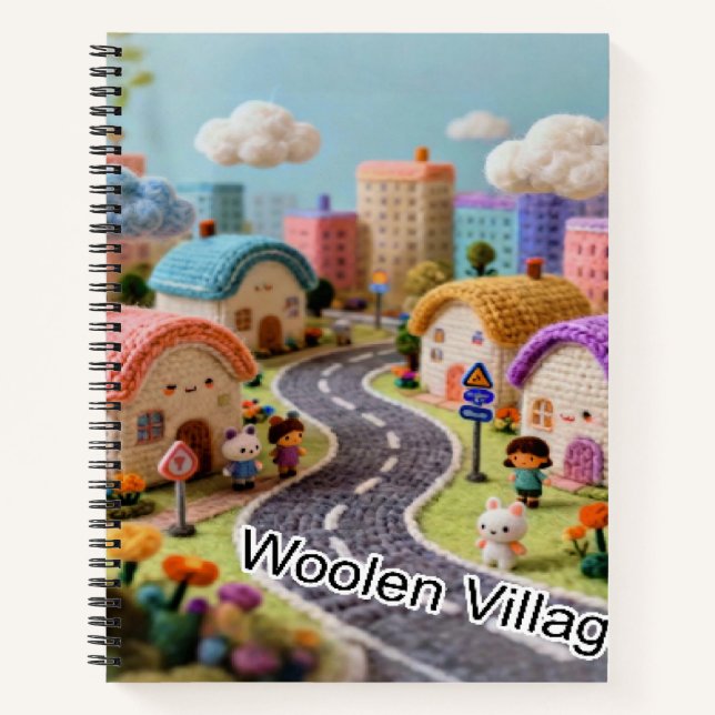Woolen Village  Notizbuch (Vorderseite)