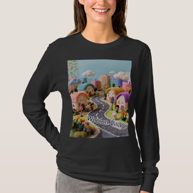 Woolen Village  T-Shirt (Vorderseite)