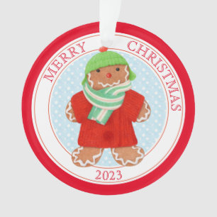 WOOLIE GINGERBREAD 2023 Acrylic Circle Ornament