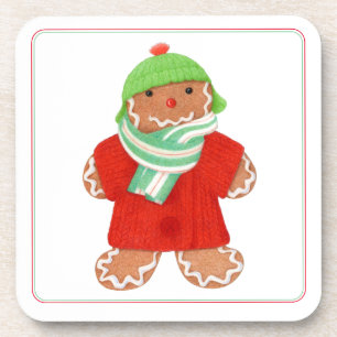 WOOLIE GINGERBREAD Hartkunststoff-Untersetzer Getränkeuntersetzer