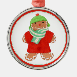 WOOLIE GINGERBREAD Premium Runde Ornamente